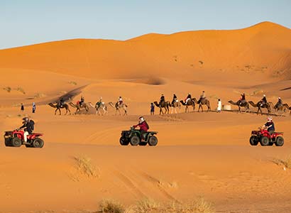 Self drive quad bike experience at Ras Al Khaimah desert safari for an affordable cost